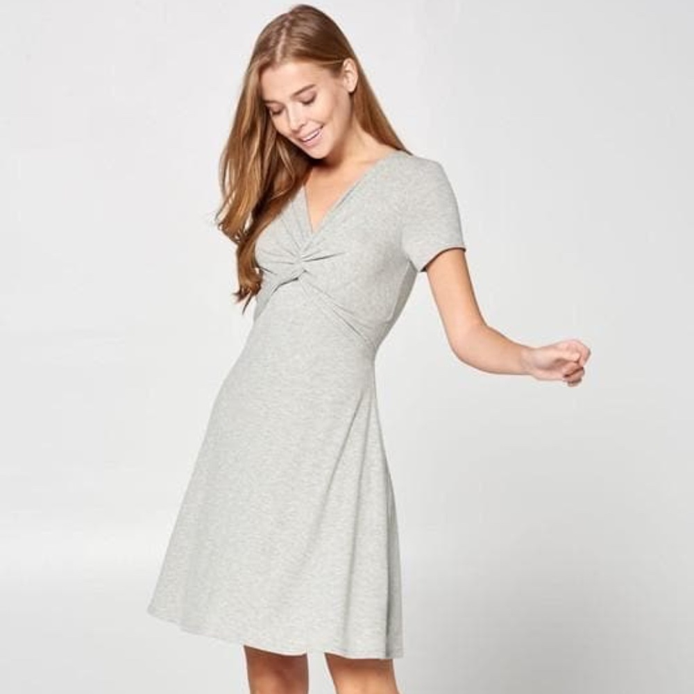 Vanilla Bay Front Knot Dress